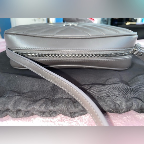 WORN ONCE YSL Saint Laurent Storm Lou Medium Camera Monogram Calf Crossbody Bag - Picture 7 of 12